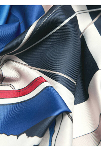 MANGO Woman Tekne desenli fular