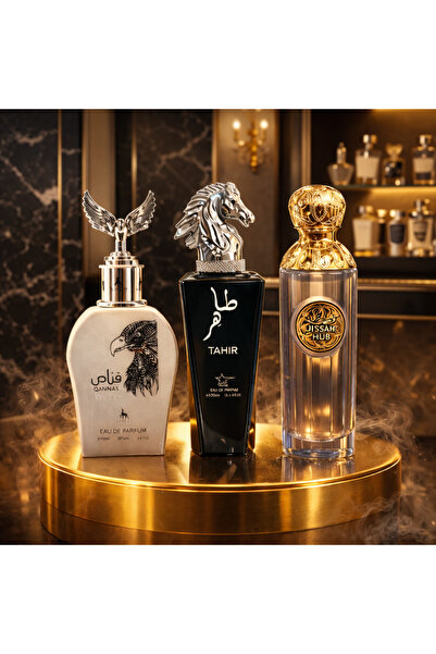 PARS EAU DE PERFUME 3 ΑΝΔΡΙΚΑ ΑΡΩΜΑΤΑ (QANAS SILVER + TAHIR + QISSAH GRY) 100ML