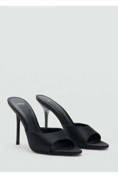 MANGO Woman Heeled Satin Sandals