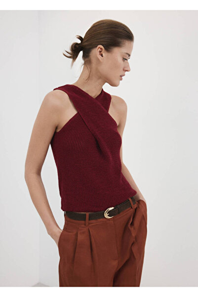 MANGO Woman Anvelop örgü bluz