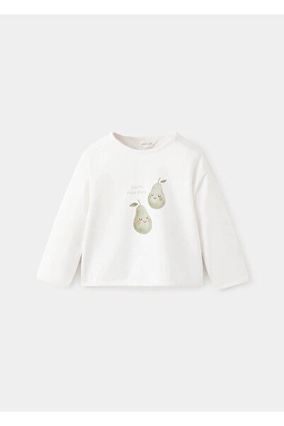 MANGO Baby Desenli pamuklu sweatshirt