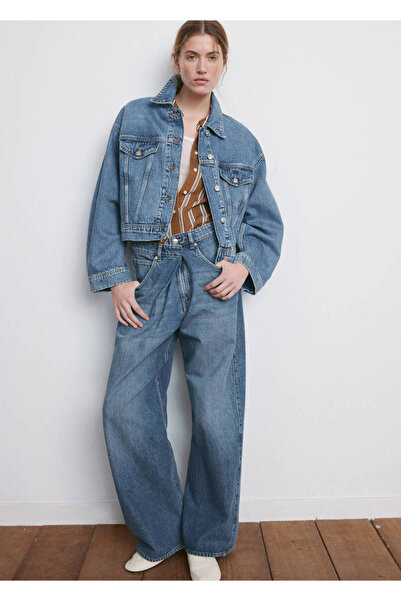 MANGO Woman Cepli denim ceket