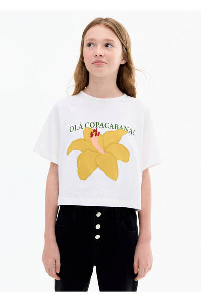 MANGO Kids Paperbag jean
