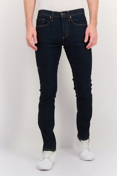 GAP Men Skinny Fit Solid Stretchable Denim, Navy