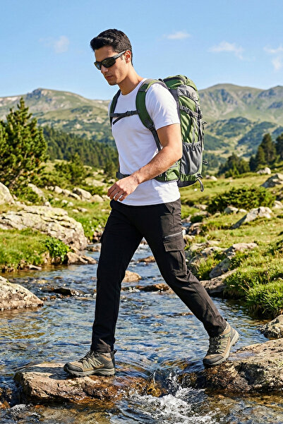 Buratti Regular Fit Normal Waist Pocket Detailed Trekking and Courier Pants M...