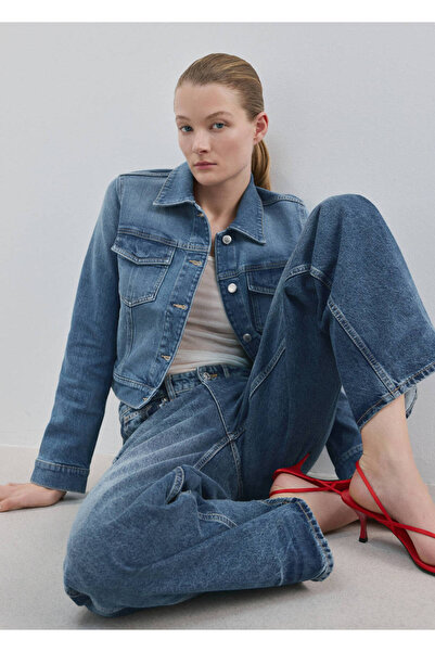 MANGO Woman Cepli denim ceket
