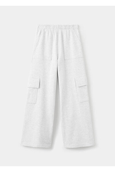 MANGO Kids Pamuklu jogger kargo pantolon