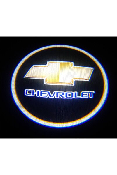 Sm Motors Chevrolet Araçlar Için Pilli Yapıştırmalı Kapı Altı Led Logo