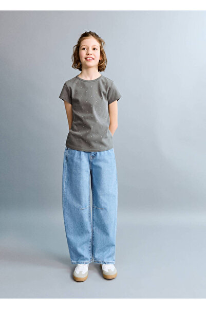 MANGO Kids Balon jean pantolon