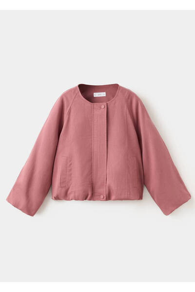 MANGO Kids Keten lyocell bomber ceket