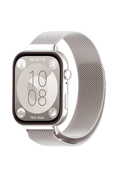 Dexmon Huawei Watch Fit 3 / Fit 4 / Fit 4 Pro /Fit 5 / Fit 5 Pro Uyumlu Metal...