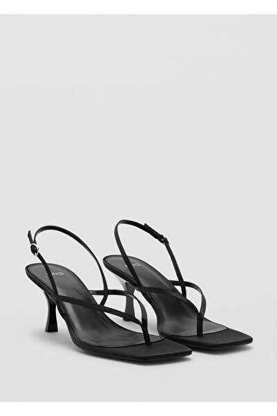 MANGO Woman Bantlı topuklu sandalet