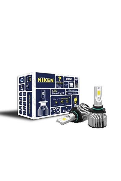 Niken 9012 led xenon far ampulü seti eco 8000lm