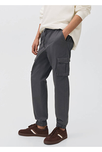 Mango Teen İpli jogger kargo pantolon