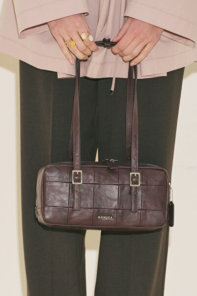 Manuka Raina Baguette Bag Bordo