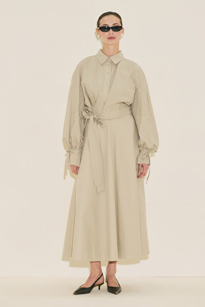 Manuka Πουκάμισο LABECA με δέσιμο και πέτρες