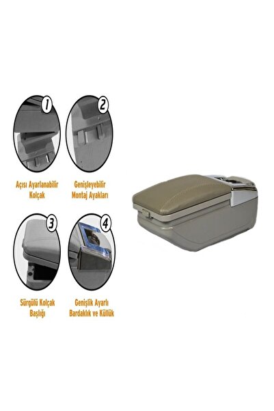 Space Sürgülü Kolçak Bej / ICKO60-B