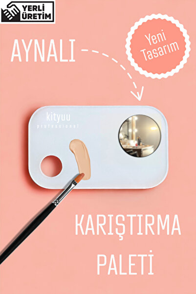 Genel Markalar Ayna Hediyeli Karıştırma Paleti | Ürün Makyaj Karıştırma Paleti
