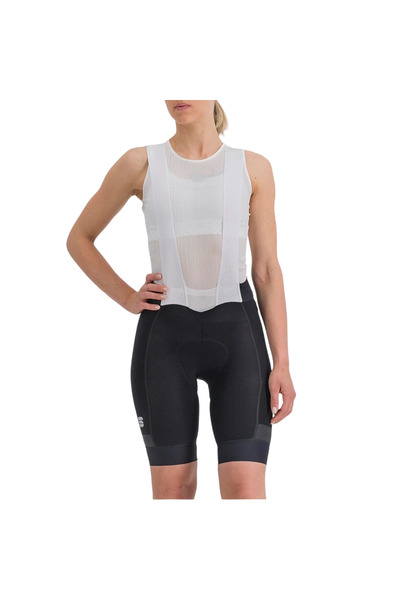 Sportful Supergiara SS 2024 Γυναικείο Ποδηλατικό Σορτς με Τιράντες - Μαύρο/Λε...