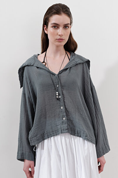 Manuka ΛΕΝΤΕΝΙΚΟ ΜΙΚΤΟ ΠΟΥΚΑΜΙΣΟ ΦΑΡΚΟΓΙΑΚΟ ΜΠΛΕ