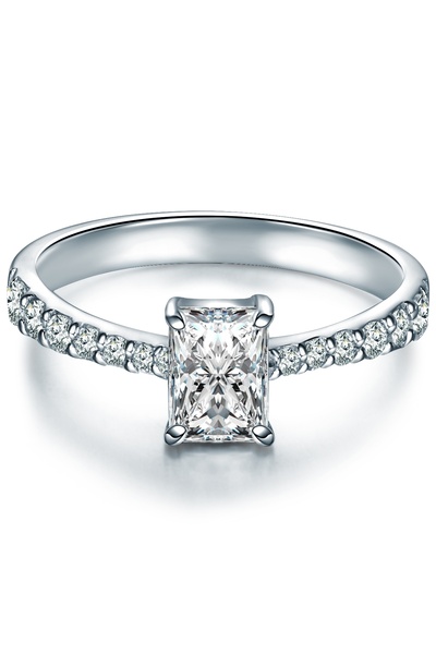 Trilani Silberring Ring Sterling Silber Zirkonia weiß