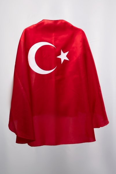 Generic Brand Turkish Flag Red Cape 23 April 29 October 10 November 19 May Performance Clothing