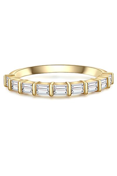 Glanzstücke München Silberring Ring Sterling Silber gelbgold Zirkonia weiß