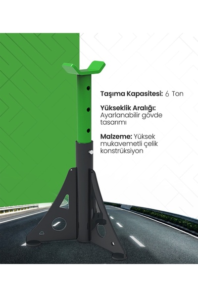 alfa jack alfa kriko alfa-226 6 Ton Araç Altı Besleme sehpası