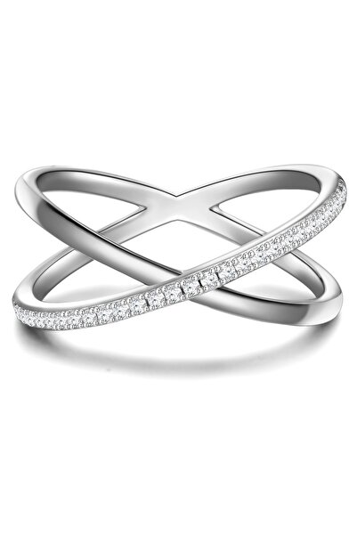 Glanzstücke München Silberring Ring Sterling Silber Zirkonia weiß
