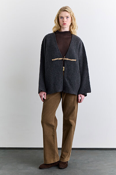 Manuka Βελούδινο παντελόνι Straight Fit - Filthy Camel