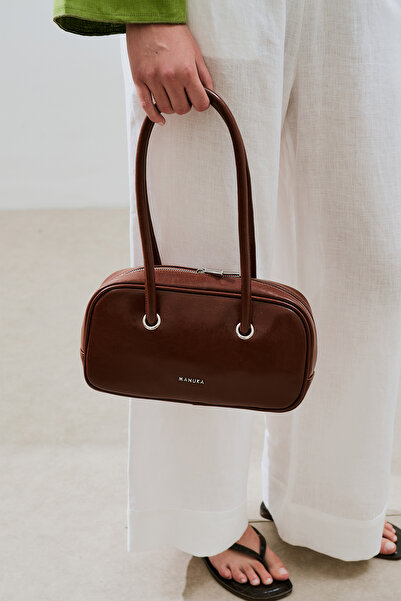 Manuka KYOMI BAGET ÇANTA CHOCOLATE MOUSSE