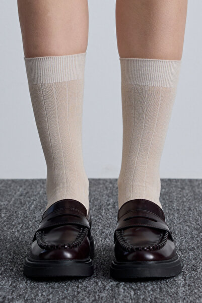 Manuka Μπεζ Χρώμα Classic FitiLLi Sock