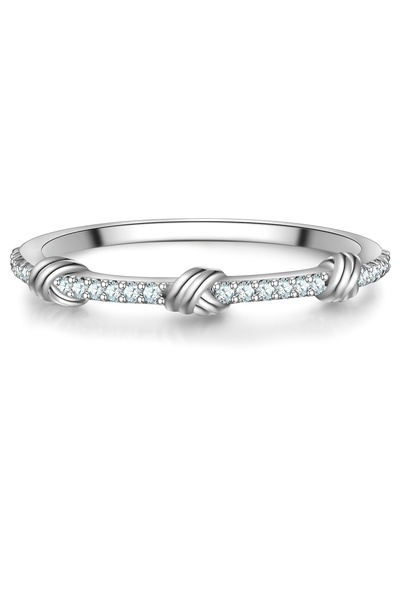 Glanzstücke München Silberring Ring Sterling Silber Zirkonia weiß