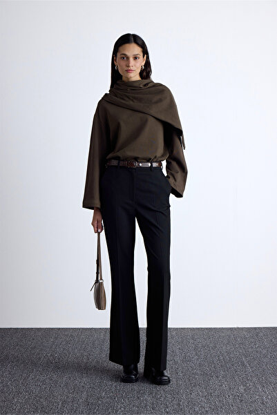 Manuka ΠΡΕΜΙΟΥΜ ΠΛΕΚΤΗ ΜΠΛΟΥΖΑ ΜΕ ΦΑΝΕΛΑ ΧΑΚΙ