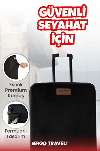 Viscofoam Βαλίτσα Προστατευτική Θήκη Βαλίτσας Βελούδινη Θήκη - Μαύρη |   Εργο...