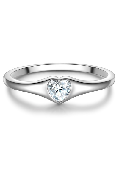 Trilani Silberring Ring Sterling Silber Zirkonia weiß