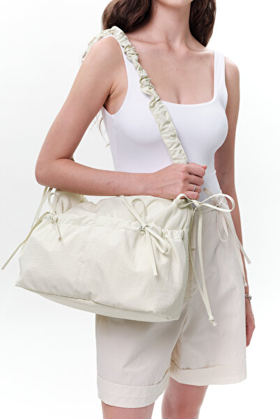 Manuka ΤΣΑΝΤΑ TOTE ΜΕ ΛΕΠΤΟΜΕΡΗ ΣΧΕΔΙΑΣΜΟΥ ΚΙΤΡΙΝΗ