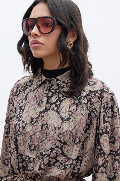 Manuka Retro Freda - Πουκάμισο με ζώνη