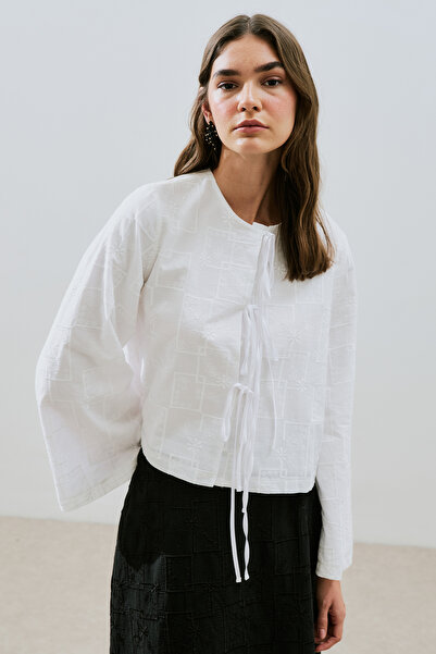 Manuka ΚΕΝΤΗΜΕΝΗ ΜΠΛΟΥΖΑ ΕΚΡΟΥ