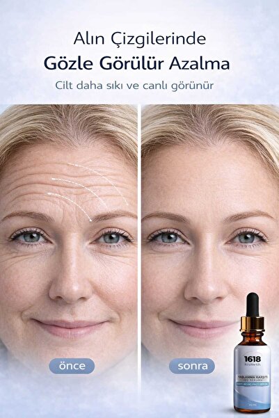 1618 Kozmetik Yaşlanma Karşıtı Yüz Bakım Serumu 30 ML