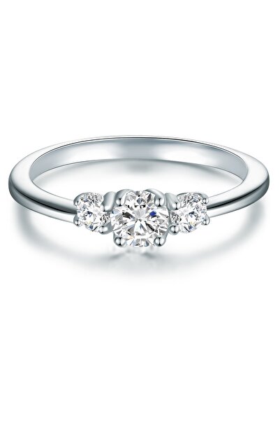 Trilani Silberring Ring Sterling Silber Zirkonia weiß