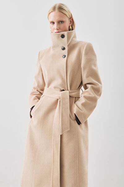 Manuka PREMIUM ΠΑΛΤΟ ΣΧΕΔΙΑΣΜΕΝΟ ΜΕ ΣΤΥΛ ΤΡΕΝΤΧ ΜΠΕΖ