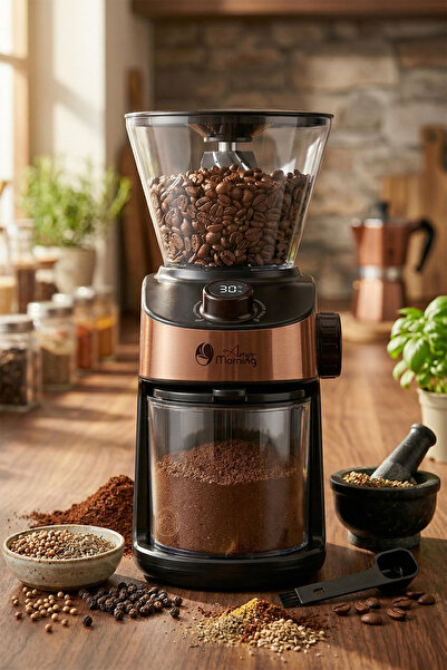 SH25836B 25 Grinding Adjustable Electric Coffee Grinder ​​​​​​​200W With Digital Timer