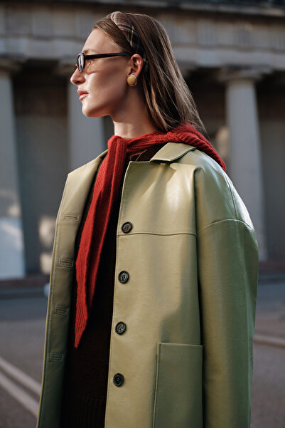 Manuka ΚΛΑΣΙΚΟ ΔΕΡΜΑΤΙΝΟ ΜΠΟΥΦΑΝΤΟ ΚΙΤΡΙΝΟ