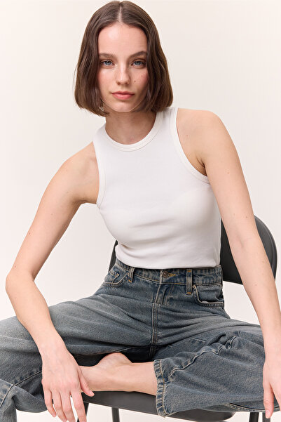 Manuka Φαρδιά φαρδιά εφαρμογή Hygienic Grey Blue Jean