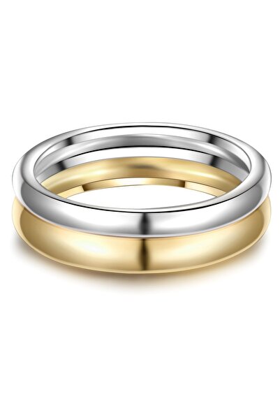 Glanzstücke München Silberring Ring Sterling Silber bicolor