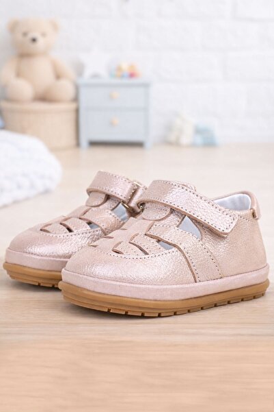 Rakerplus Muppet Genuine Leather Glitter Powder Velcro Anatomical Baby Sandal...