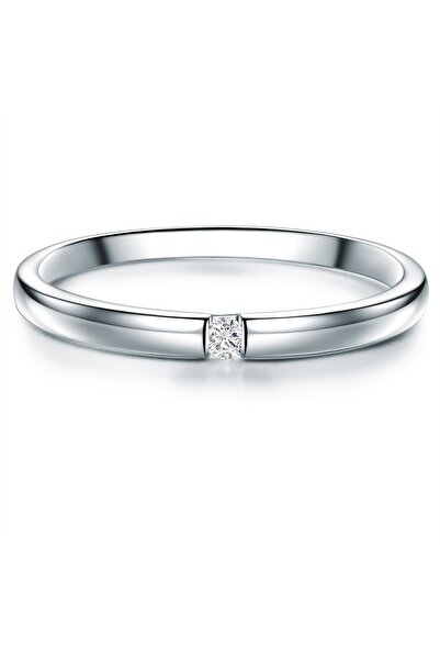 Trilani Silberring Ring Sterling Silber Topas weiß