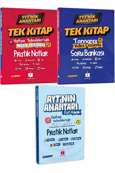Anahtar Kitap 2026 Tyt'nin Anahtarı Süper 2'li Ve Ayt'nin Anahtarı Eşit Ağırl...