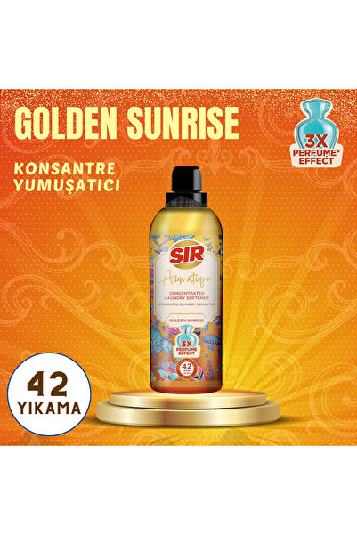 Sır Aromatique Konsantre Çamaşır Yumuşatıcısı Golden Sunrise 3x Parfüm Etkisi...